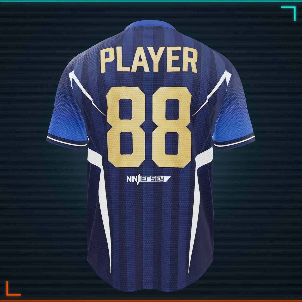 Custom Design Ninjersey Replica - BLUE TEAM