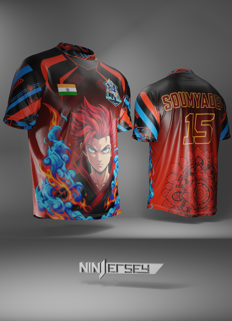 NINJENIUS Custom Jersey - Male_FF Custom esports jersey Custom Jersey - Male_FF
