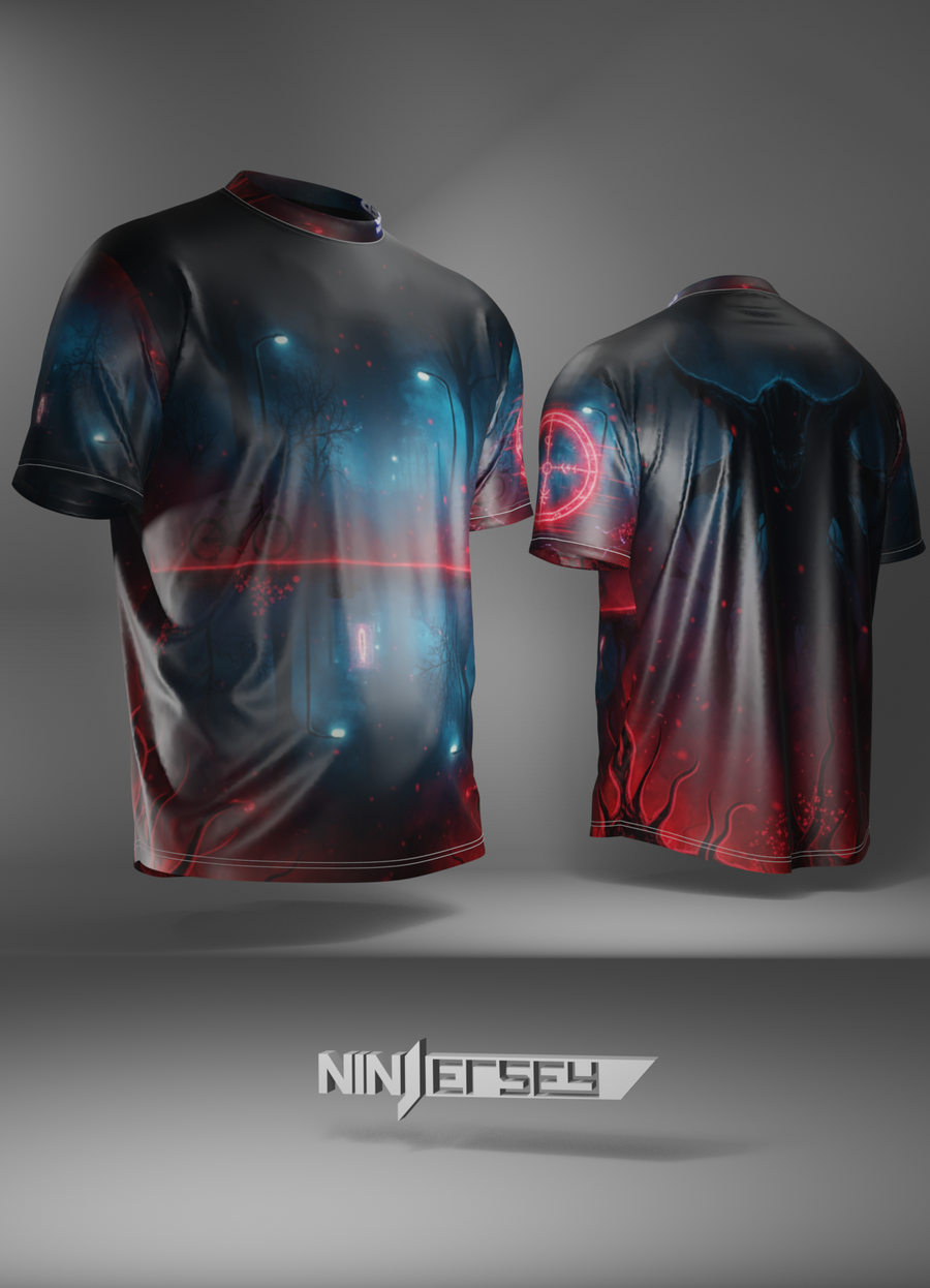 NINJENIUS Custom Jersey - Redgrounded Custom esports jersey Custom Jersey - Redgrounded