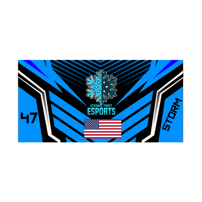 Ninjersey CUSTOM TEAM FLAG "AVENTADOR" Custom esports jersey