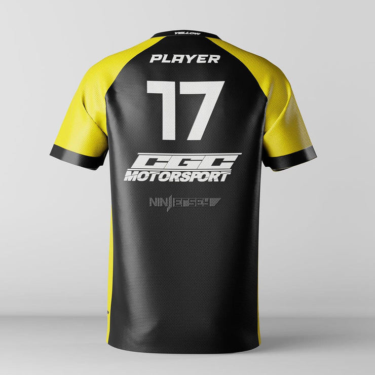 Ninjersey CGC Yellow Teamwear Custom esports jersey