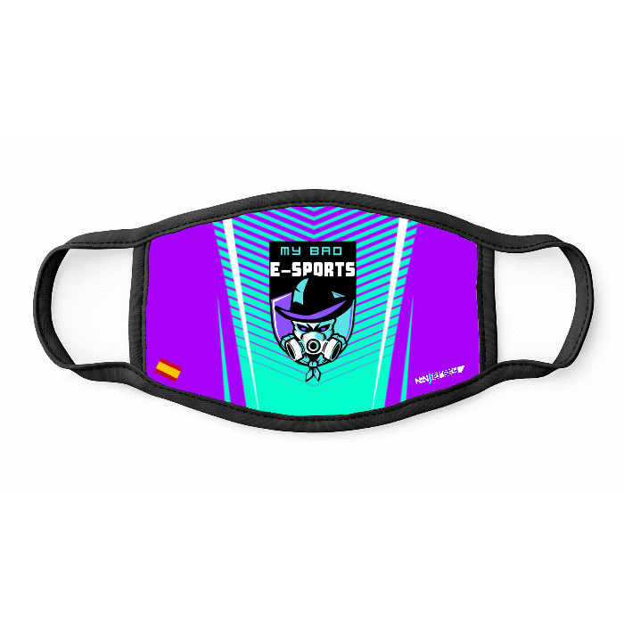 Ninjersey CUSTOM FACE MASK "ASPHALT" Custom esports jersey