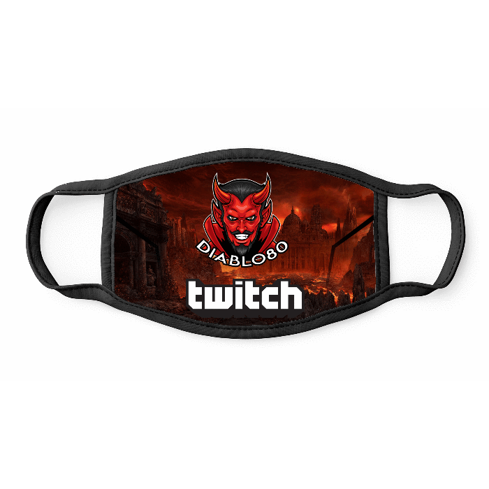 Ninjersey CUSTOM FACE MASK "AVENTADOR" Custom esports jersey