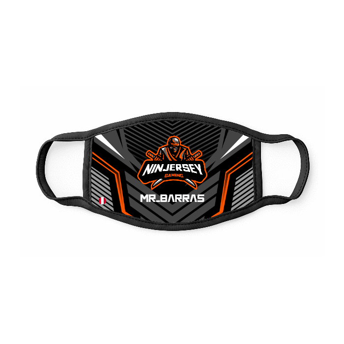 Ninjersey CUSTOM FACE MASK "AVENTADOR" Custom esports jersey