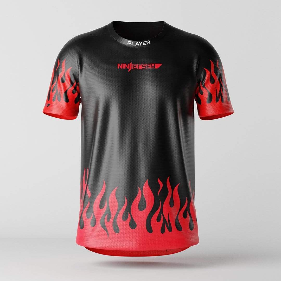 CUSTOM JERSEY FIRE Ninjersey