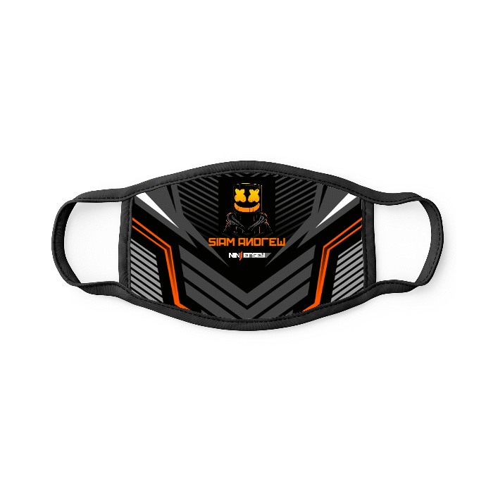 Ninjersey CUSTOM FACE MASK "AVENTADOR" Custom esports jersey