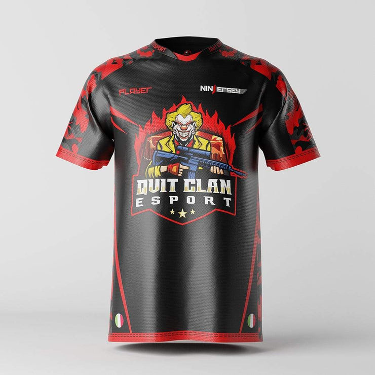 Ninjersey Quit Clan - OFFICIAL PRO JERSEY Custom esports jersey