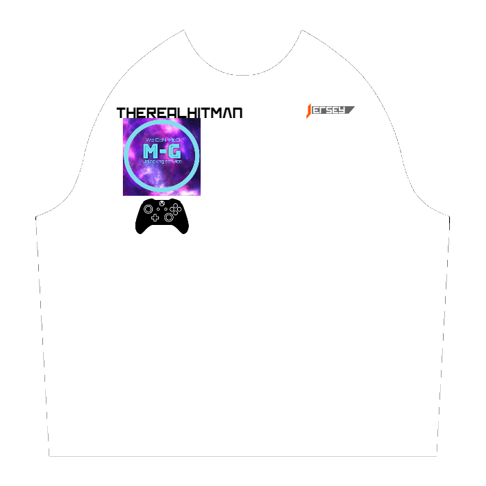 Ninjersey CUSTOM HOODIE "BLANK TEMPLATE" Custom esports jersey