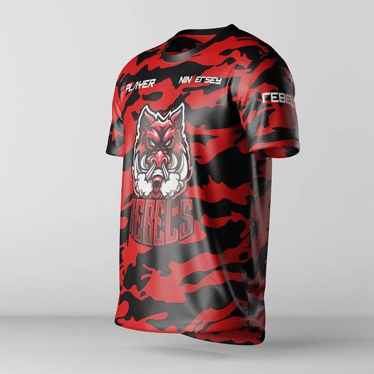Ninjersey TEAM REBELS OFFICIAL JERSEY Custom esports jersey