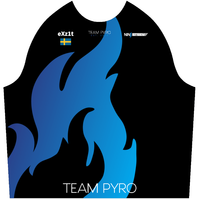 Ninjersey CUSTOM HOODIE "BLANK TEMPLATE" Custom esports jersey