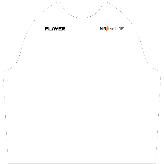 Ninjersey CUSTOM HOODIE "BLANK TEMPLATE" Custom esports jersey