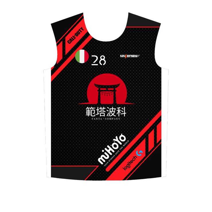 Ninjersey CUSTOM JERSEY "BLANK TEMPLATE" Custom esports jersey