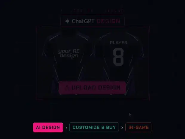From AI design to a real, editable jersey